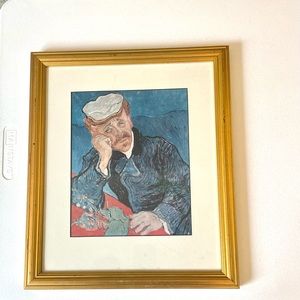 Portrait of Dr. Gachet.
Painted after Van Gogh.